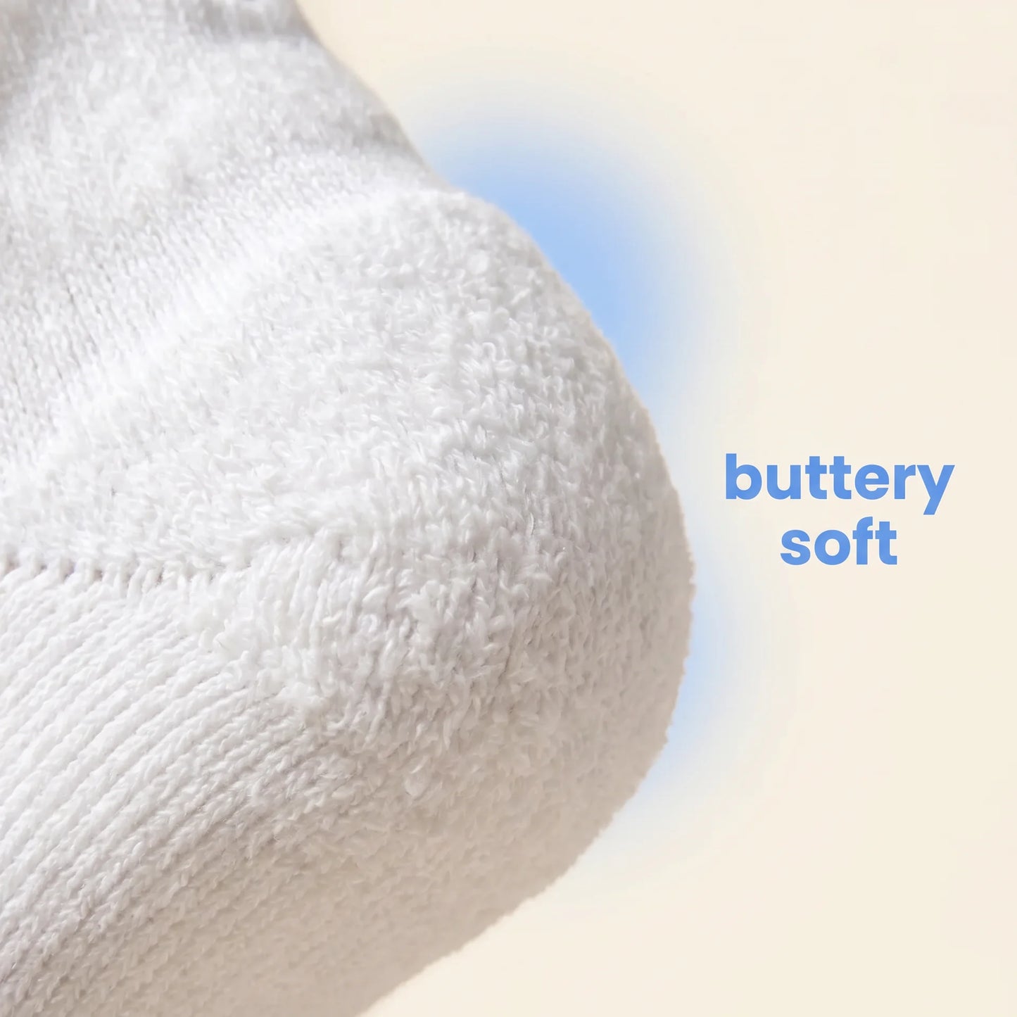 plush padded ankle socks