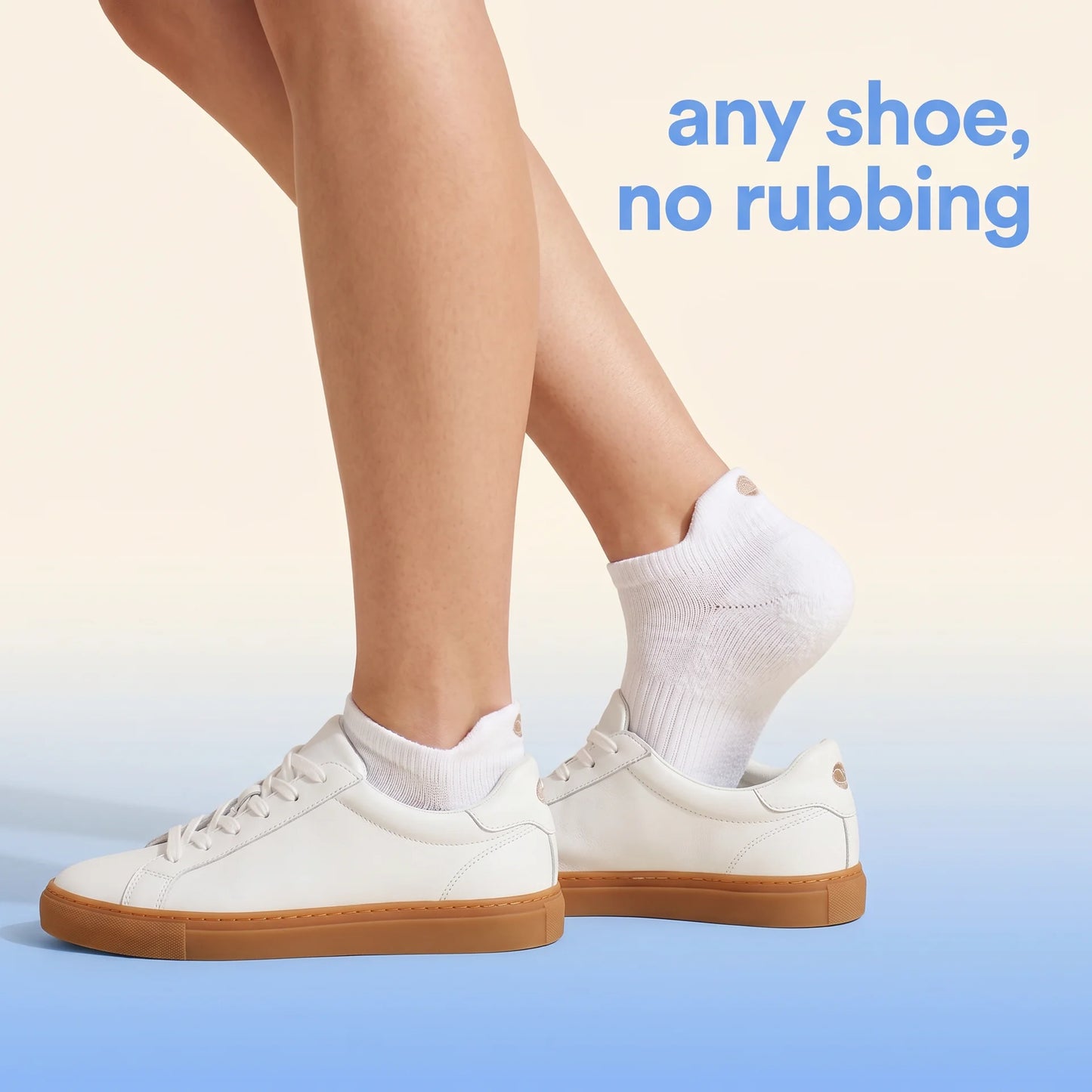plush padded ankle socks